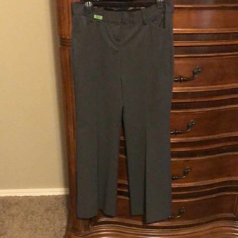 Express grey work slacks- 4s